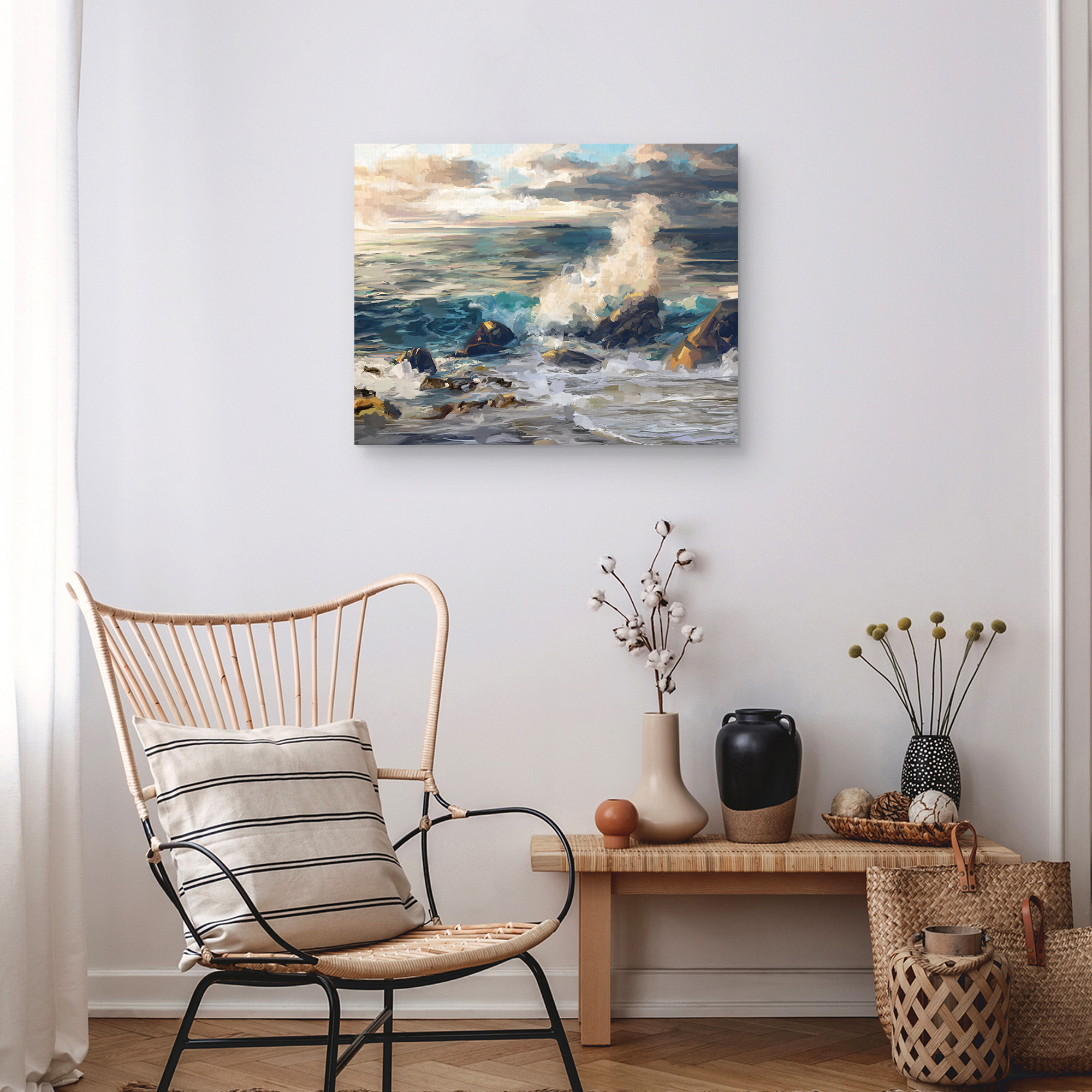 Evening Light by Studio Arts Canvas Art Print, 1.5" x 36"