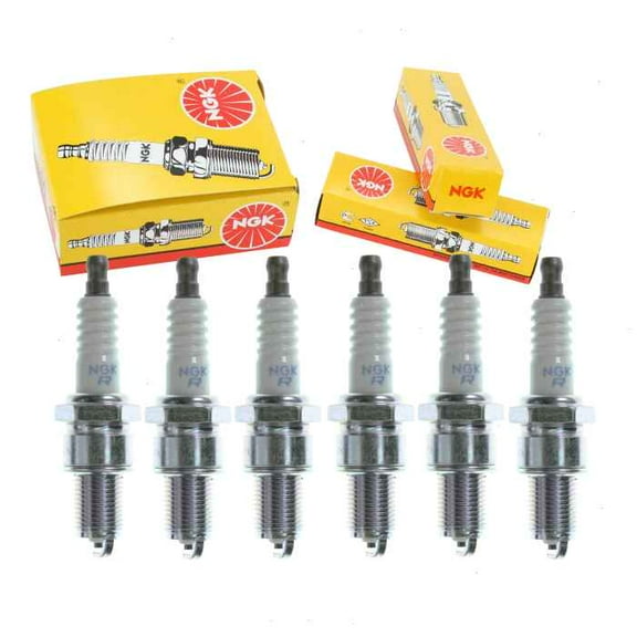 6 pc NGK Standard Spark Plugs compatible with Plymouth Voyager 3.0L V6 1987-2000