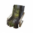 thumbnail image 4 of Yosemite Soft Flannel Fleece Blanket, Small Spring Forest Distant Mountain Picture of Yosemite National Park Landscape Print, Cozy Plush for Indoor and Outdoor Use, 50" x 60", Green, by Ambesonne, 4 of 6