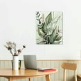 thumbnail image 2 of ERAPDAUR  Watercolor Botanical Wall Art Boho Floral Canvas Wall Decor Prints Sage Green Wildflower Wall Art Modern Flower Pictures Botanical Painting for Bedroom Bathroom 16x20 in, 2 of 5