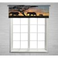 thumbnail image 1 of Cortina Cenefa ABPHQTO Grupo Elefante África 45x130 cm, 1 of 1
