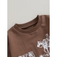 thumbnail image 5 of Cenuakty Toddler Boy Fall Western Sweatshirt Long Sleeve Round Neck Cattle Print Pullover Loose Tops, 5 of 9