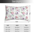 thumbnail image 2 of Kdxio Cotton Pillow Cases 14"x20" Pillowcases,Soft and Breathable Bedroom Pillow Cases-Rose Flower B, 2 of 8