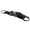 Black, variant on 1Pc Tactical Gear Carabiner Clips, Premium Nylon Multifunction Webbing Backpack Buckle Heavy Duty Keychain Clip - Army Green, Black