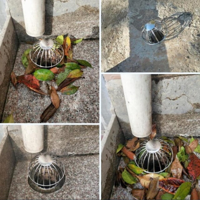 Pantalla de de material acero inoxidable para protección lones, detiene la obstrucción de escombros de láminas, resistente a la oxidación 38 mm