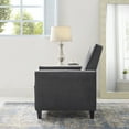 thumbnail image 5 of Push Back Recliner Upholstered Club Chair by Naomi Home-Color:Gray,Fabric:Microfiber, 5 of 10