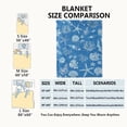 thumbnail image 3 of Beach Seaside Treasures Blanket Beautiful Shells, Starfish, and Coral Ocean Throw Blankets,Birthday Gifts for Kids Adult,Lightweight Soft Fleece for Sofa Couch Bed Room Travel Decor 40x50in, 3 of 6