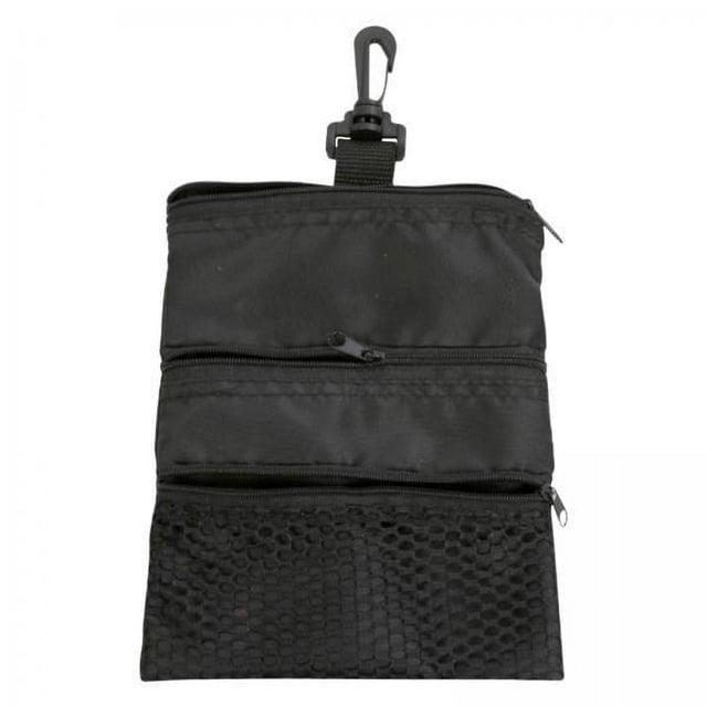 2x Bolsa de Pelota para Golf Portátil con Hebilla Bolsa de 3 Bolsillos Suministros para Golf