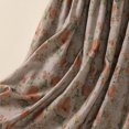 thumbnail image 6 of ShomPort Skirts for Women Cotton Linen Summer Causal Midi Skirts Elastic Waist Floral Drawstring A-Line Long Skirts (Large, Khaki), 6 of 7