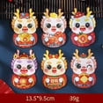 thumbnail image 5 of Dvkptbk Luck Money Red Three Dimensional Thickened Red Envelope for The New Year 6Pcs Invitation Cards, 5 of 5