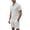A-White633, variant on JAJAHO Mens Short Set Summer 2 Piece Outfits Casual Solid Color Jacquard Quarter Zip Lapel Short Sleeve T Shirts Shorts Set Comfortable Lightweight Stylish Outfit