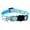 Sky Blue, variant on Moon Star Print Cat Collar, Nylon Adjustable Breakaway Cat Collar with Removable Bell, 18-32cm, Cute Cat Collar for Kittens & Adult Cats(Black)