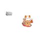 thumbnail image 5 of Organizador remoto y reloj de pared con diseño de gato, silencioso, sin , para mesa, mesita de noche, sofá, oficina, dormitorio,, 5 of 8
