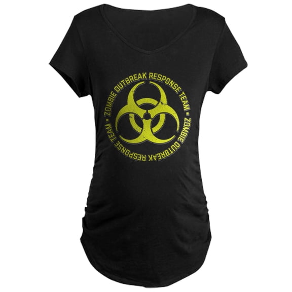 CafePress - Zombie Outbreak Response Team Maternity T Shirt - Maternity Dark T-Shirt