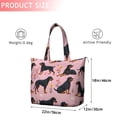 thumbnail image 4 of Rottweiler Dogs with Pioneer Flower Travel Tote Bags for Women Carry On,Large Weekender Bags for Women Travel,Multi Functional Duffle Bag for Work,Shopping,Sports, 4 of 5