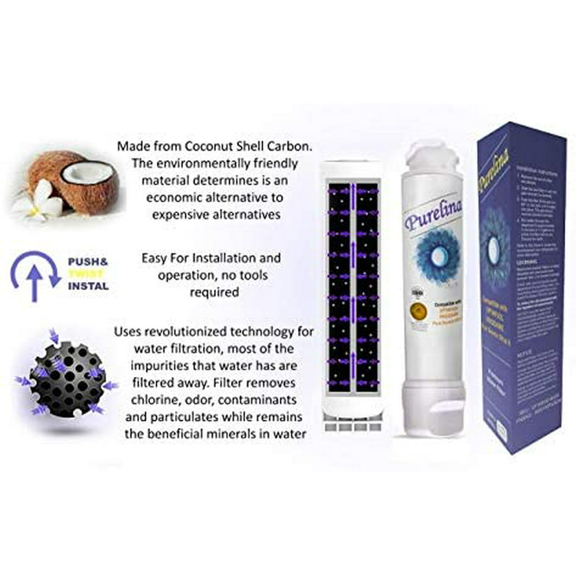 Amazon Com Frigidaire Eptwfu01 Refrigerator Water Filter 1 Count White Home Improvement