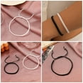 thumbnail image 3 of OUNONA 1 Pair Lightweight Thread Rope Bracelets for Couples, Comfortable Matching Wristbands for Men and Women, 3 of 7