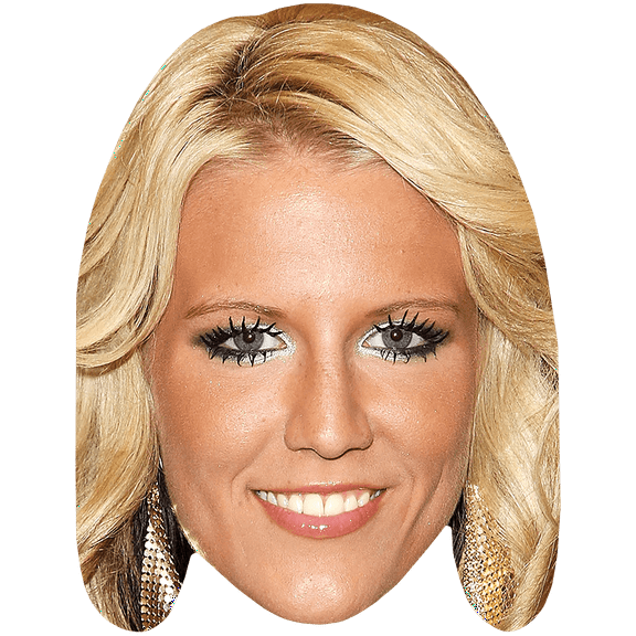 Natalie Horler (Smile) Celebrity Mask, Flat Card Face, Fancy Dress Mask