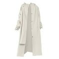 thumbnail image 7 of Shadoumai Long Rain Jackets For Women Waterproof, Raincoat Long Hooded Rain Coats Outdoor Windbreaker Trench Coat, 7 of 7