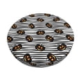 thumbnail image 1 of Balery Haloween Pumpkins Fundas de asiento para taburete de bar redondo de tela de terciopelo ajustables que protegen de arañazos y manchas para sillas de 14 a 17 pulgadas.-14 inch, 1 of 7