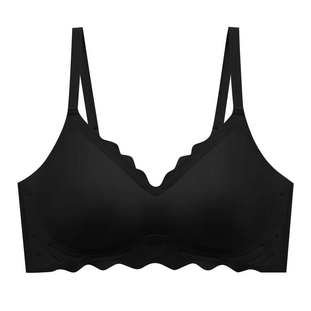 Timegard Seamless Bra for Women No Underwire Comfortable Everyday Adjustable Strap Push up Bras Solid Color