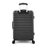 iFLY Hardside Luggage Fibertech 20 Inch Carry-on Luggage, Black ...