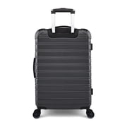 iFLY Fibertech 3-Piece Expandable Hardside Spinner Luggage Set – 20 Carry-On, 24 & 28 Checked, Black