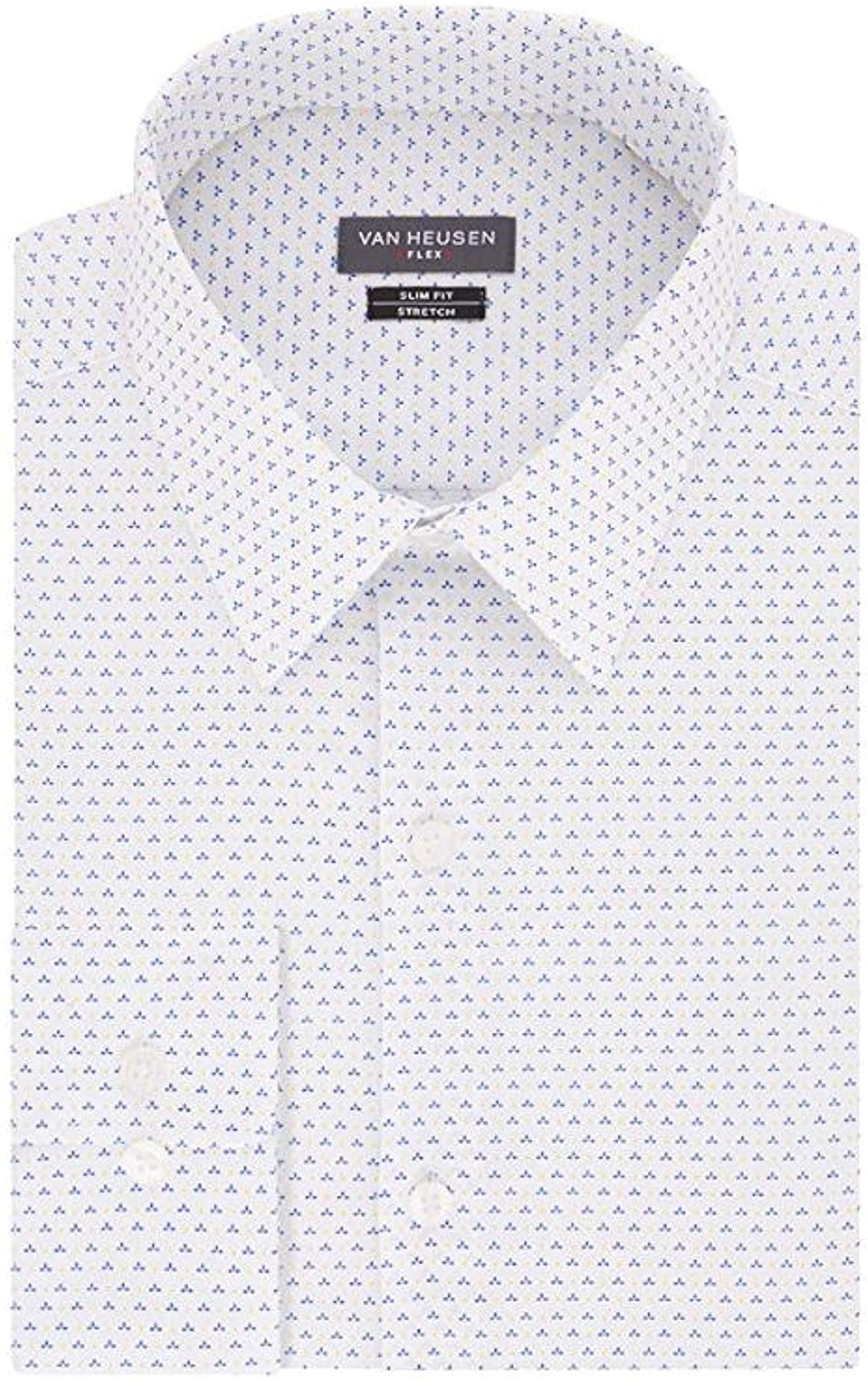 Van Heusen Mens Flex 3 Slim-Fit 4-Way 