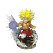 Demonic scene Q version Vegeta Goku Broly Super Saiyan anime model ornaments