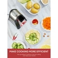 thumbnail image 3 of Aiheal Electric Cheese Grater, One-Touch Control?for Cheese, Cucumber, Carrot, Home Kitchen Use, BPA-Free, 3 of 7