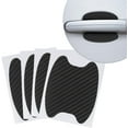 thumbnail image 1 of 4X Car Door Handle Sticker Film - Anti-Scratch Anti-Dust Sticker for Automobile Door Handle - Black, 1 of 5