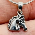 thumbnail image 2 of Pony Horse Sterling Silver Charm | 1/2" Long | Silver | 1 Pendant |, 2 of 9