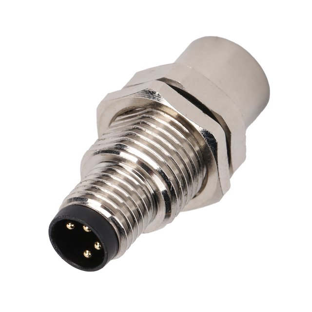 Adaptador de enchufe, conector industrial de latón M8-I4, conector hembra, conector a prueba de agua, durabilidad comprobada