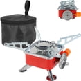 thumbnail image 3 of Réchaud à Gaz de Camping Mini Portable Réchauds de Camping en Acier Inoxydable Pliable Coupe-Vent Réchaud de Randonnée Chauffage Rapide Barbecue Gril Réchaud Accessoires de Barbecue pour BBQ Randonnée Sac à Dos Pique-Niques, 3 of 10