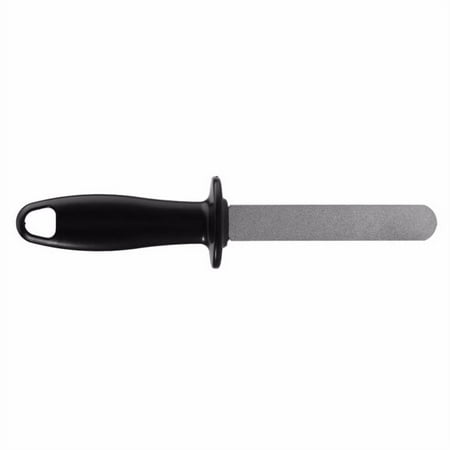 SENRISE Diamond Sharpener Rod Kitchen Knife Sharpener Polishing Silver and Black