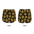 thumbnail image 3 of Balery Sunflowers Pantalones cortos deportivos para mujer con forro y dos bolsillos, elásticos, para entrenamiento, gimnasio, yoga-Medium, 3 of 7