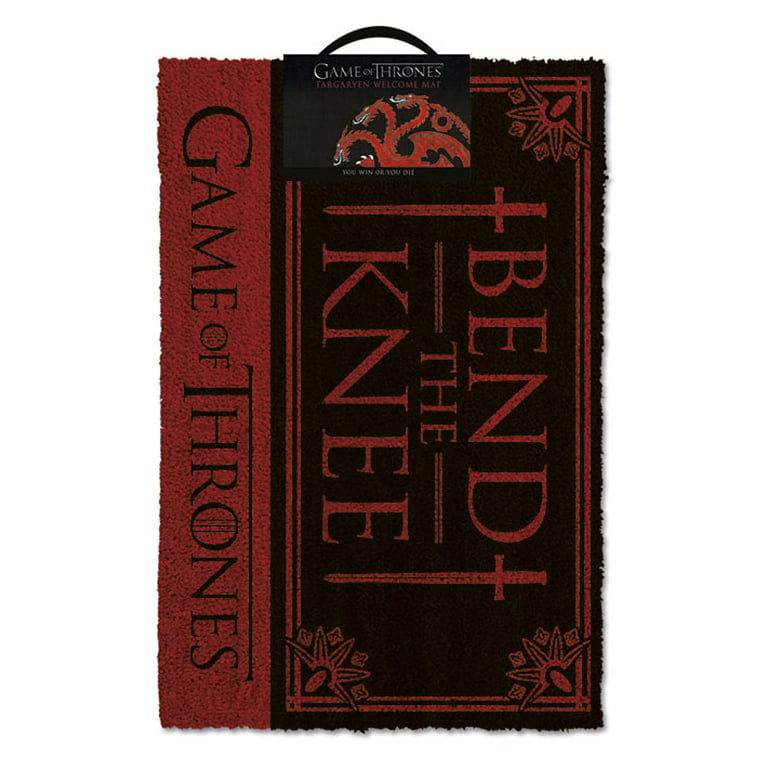 efficiënt Honger zelf Game Of Thrones - Doormat / Floor Mat (Bend The Knee) (24" x 16") -  Walmart.com