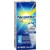 Nicorette 2 mg Coated White Ice Mint 20 Each (Pack of 6)