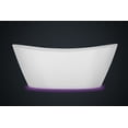 thumbnail image 4 of Empava 67 in Acrylic Freestanding Bathtub 7 Color Changing LED Soaking Tub in White, 4 of 10