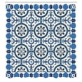 thumbnail image 3 of Ambesonne Retro Shower Curtain, Moroccan Mosaic, 69"Wx75"L, Grey Blue, 3 of 5