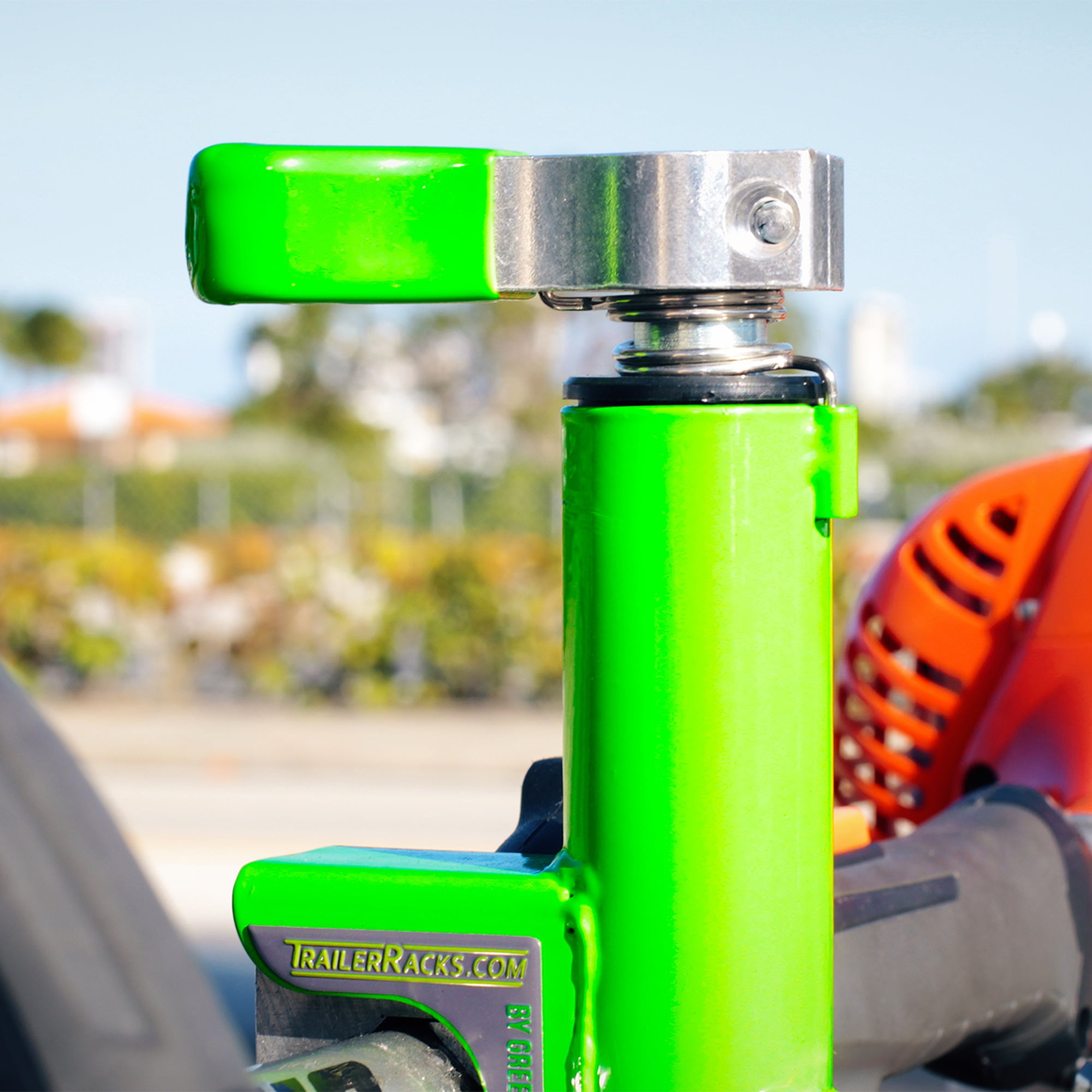 Green Touch Industries 2 Position Trimmer Rack & Backpack Leaf Blower Rack
