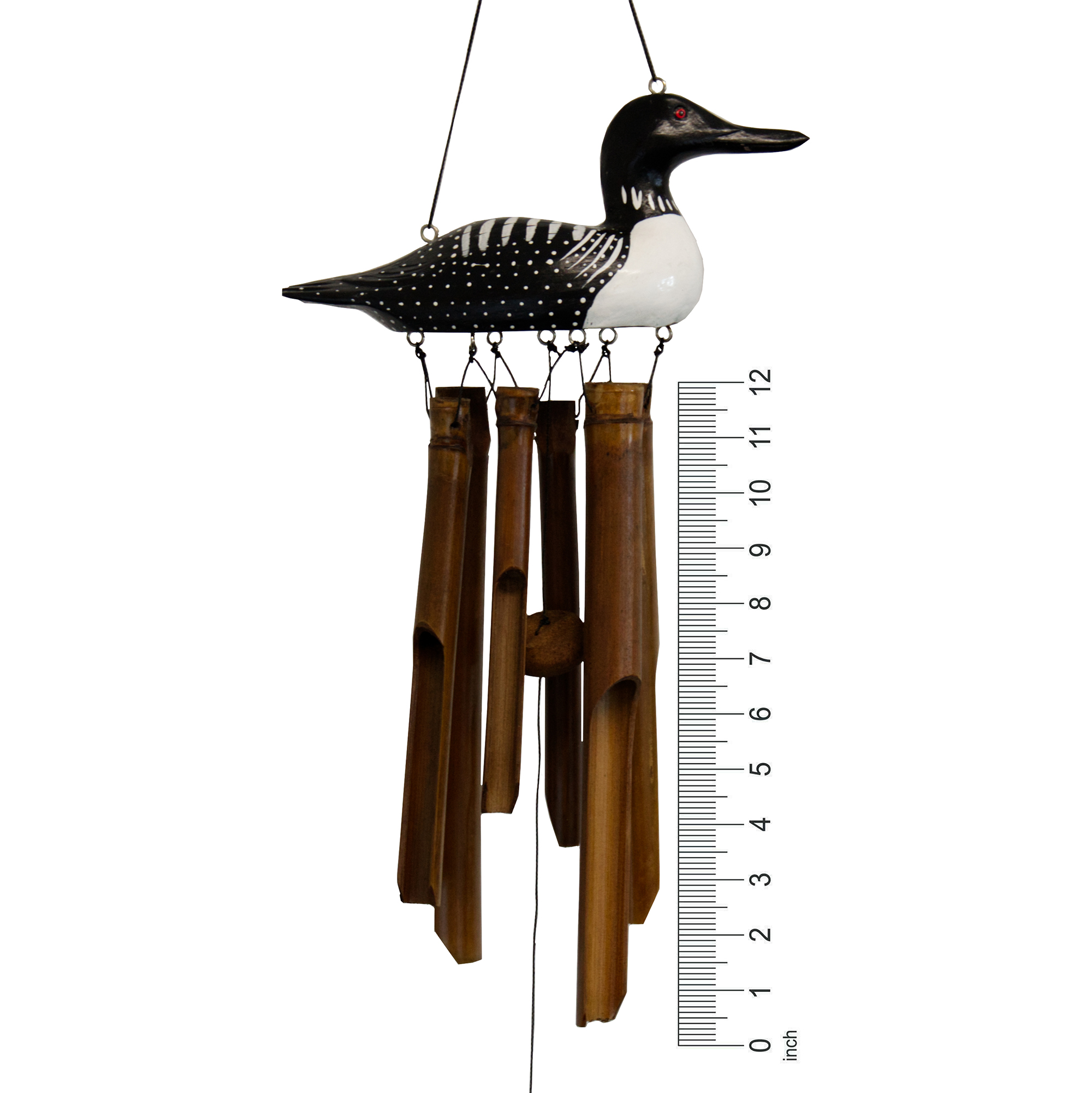 Cohasset Gifts Loon Bamboo Wind Chime