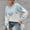 Light Blue, variant on AOOCHASLIY 2023 Womens Sweater Women's Color Blocking Loose Knit Sweater Round Neck Sweater