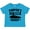Turquoise, variant on Inktastic Pawpaw's Lil' Racing Buddy with Car Silhouette Boys or Girls Toddler T-Shirt