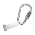 thumbnail image 3 of Cerradura genérica para casco, cerradura de seguridad para casco con hardware de montaje antipérdida, cerradura con código de 3 dígitos Plata, 3 of 8