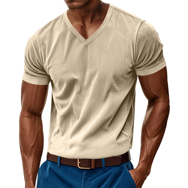 pstuiky camisetas de hombre, Blusa informal de cuello redondo y manga corta de color liso para hombre camisas casuales para hombre xxl