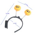 thumbnail image 4 of Diadema de calabaza LED Disfraz de Halloween Diadema de pelo de calabaza luminosa Tocado Tocado de aro de pelo iluminado para niños, 4 of 5