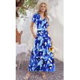 thumbnail image 1 of Maxi Dresses for Women Ankle Length Floral Print Beach Long Flowy Dress with Pockets 2025, 1 of 6