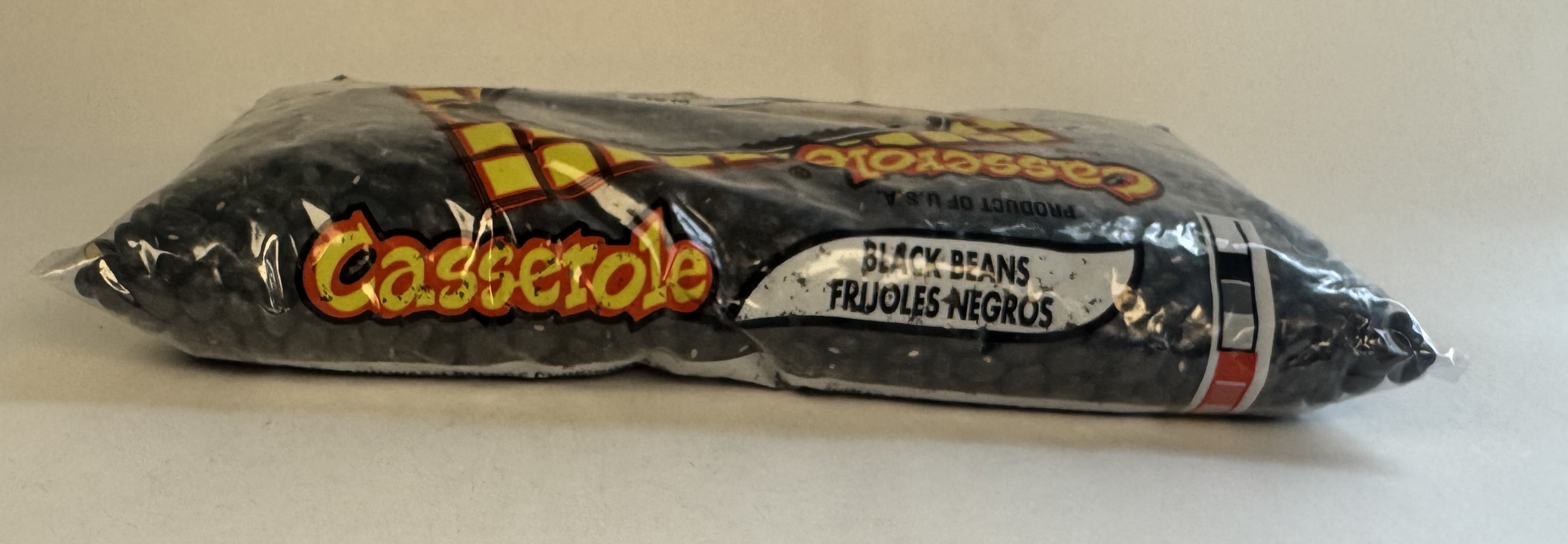 Casserole 2 lb Black Beans. Tree Nut-Free and Peanut-Free