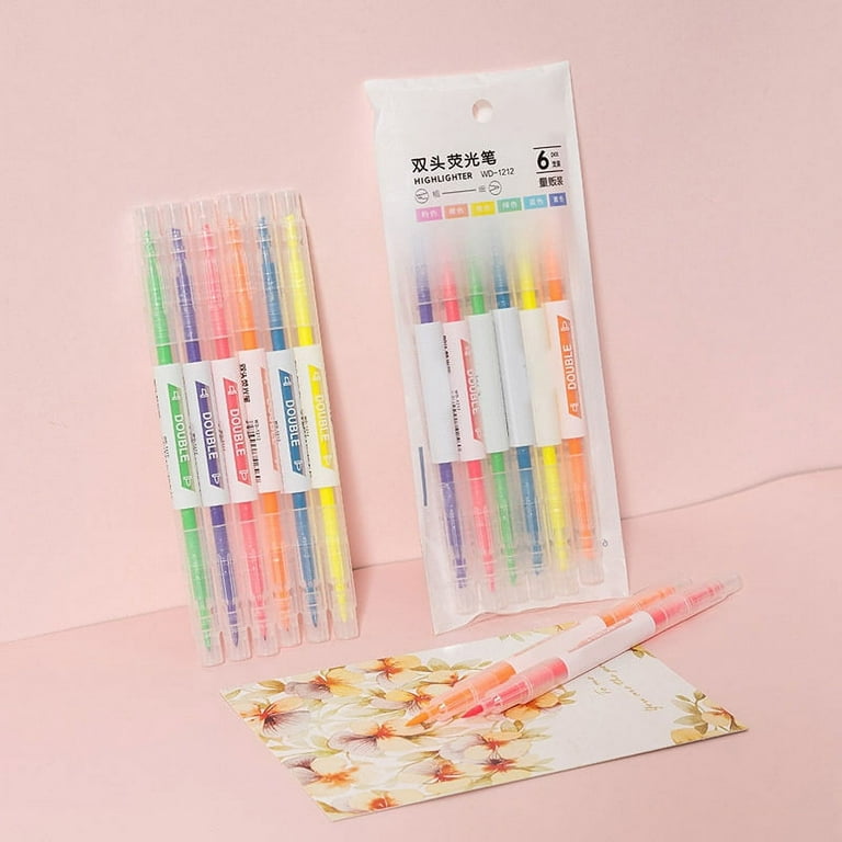 66pce Colour Pens & Markers Set Fine Liners, Highlighters, Dual Tip Alcohol  Based School Bundle